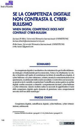 SE LA COMPETENZA DIGITALE NON CONTRASTA IL CYBER-BULLISMO - Riviste Erickson
