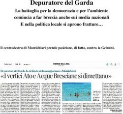Depuratore del Garda La battaglia per la democrazia e per l'ambiente comincia a far breccia anche sui media nazionali E nella politica locale si ...