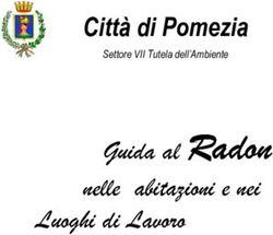 GUIDA AL RADONRADONRADONRADON - NELLE ABITAZIONI E NEI