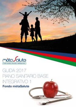GUIDA 2017 PIANO SANITARIO BASE INTEGRATIVO 1 - Fondo mètaSalute - Fondo ...