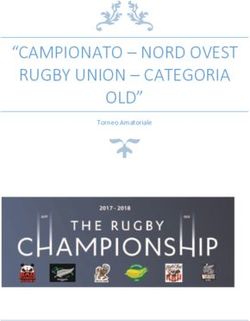 "CAMPIONATO - NORD OVEST RUGBY UNION - CATEGORIA OLD" - Torneo Amatoriale