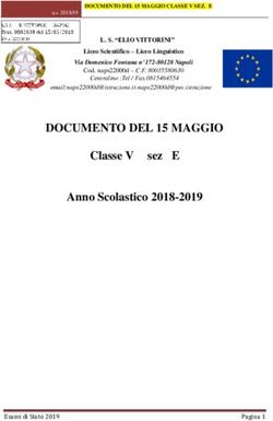 DOCUMENTO DEL 15 MAGGIO - ClasseV sez E Anno Scolastico 2018-2019 - Elio Vittorini