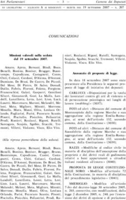 COMUNICAZIONI - XV Legislatura