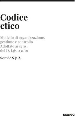 CODICE ETICO MODELLO DI ORGANIZZAZIONE, GESTIONE E CONTROLLO ADOTTATO AI SENSI DEL D. LGS. 231/01 SOMEC S.P.A - SOMEC SPA