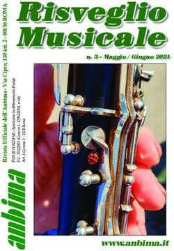Risveglio Musicale - www.anbima.it - n. 3 - Maggio / Giugno 2021