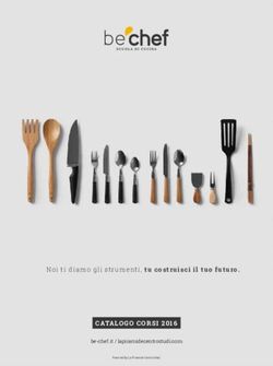 CATALOGO CORSI 2016 Noi ti diamo gli strumenti, tu costruisci il tuo futuro - be-chef.it / lapiramidecentrostudi.com