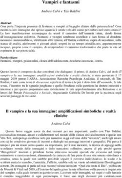 Vampiri e fantasmi - Psicoanalisi e Sociale