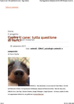 Capire il cane: tutta questione - Home Il progetto