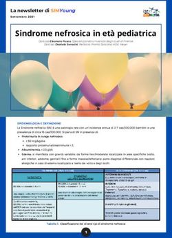 Sindrome nefrosica in età pediatrica - Meyer