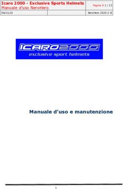 Manuale d'uso e manutenzione - Icaro 2000 - Exclusive Sports Helmets Manuale d'uso NeroHero 04/11/20