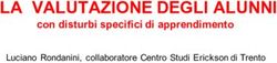 LA VALUTAZIONE DEGLI ALUNNI - con disturbi specifici di apprendimento Luciano Rondanini, collaboratore Centro Studi Erickson di Trento