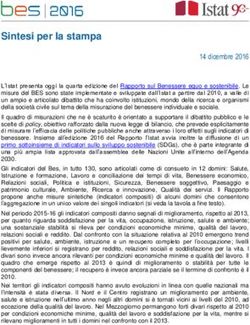 Sintesi per la stampa - Istat