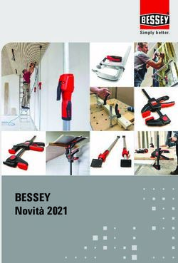 BESSEY Novit&agrave; 2021 - Simply better.