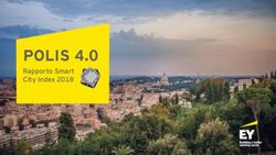 POLIS 4.0 Rapporto Smart City Index 2018 - EY