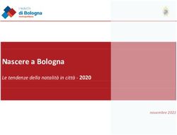Nascere a Bologna Le tendenze della natalit&agrave; in citt&agrave; 2020 - novembre 2021