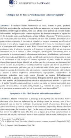 Distopie nel 41-bis: la "rieducazione videosorvegliata" - Giurisprudenza penale