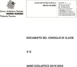 DOCUMENTO DEL CONSIGLIO DI CLASSE 5 D ANNO SCOLASTICO 2019/2020 - Liceo Artistico Munari