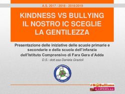 KINDNESS VS BULLYING IL NOSTRO IC SCEGLIE LA GENTILEZZA - Presentazione delle iniziative delle scuole primarie e secondarie e della scuola ...