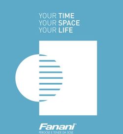 YOUR TIME YOUR SPACE YOUR LIFE - Tende