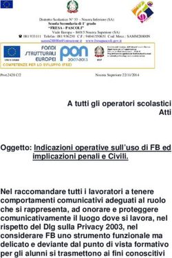 A tutti gli operatori scolastici Atti Oggetto: Indicazioni operative sull'uso di FB ed