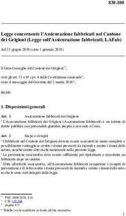 Legge concernente l'Assicurazione fabbricati nel Cantone dei Grigioni (Legge sull'Assicurazione fabbricati; LAFab) - GVG