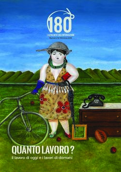 Quanto lavoro ? - 180 gradi