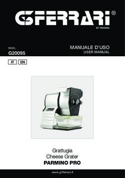 MANUALE D'USO USER MANUAL - G20095 - G3 Ferrari