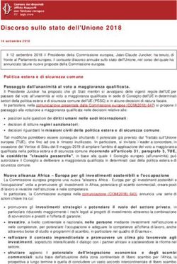 Discorso sullo stato dell'Unione 2018 - Camera dei Deputati
