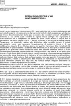 MESSAGGIO MUNICIPALE N 223 CONTI CONSUNTIVI 2011