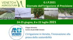 L'irrigazione in Veneto, l'innovazione alla prova della sostenibilit&agrave; - Filippo Moretto Centro Studi ANBI Veneto - Veneto ...