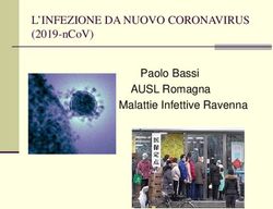 L'INFEZIONE DA NUOVO CORONAVIRUS - (2019-NCOV) PAOLO BASSI AUSL ROMAGNA MALATTIE INFETTIVE RAVENNA