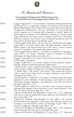 Il Ministro dell'Istruzione - Franca Da Re