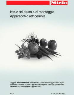 Istruzioni d'uso e di montaggio Apparecchio refrigerante