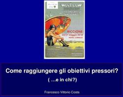 Come raggiungere gli obiettivi pressori? - ( e in chi?) Francesco Vittorio Costa - Asiam