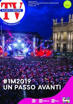 #1M2019 UN PASSO AVANTI - RadiocorriereTv SETTIMANALE DELLA RAI RADIOTELEVISIONE ITALIANA