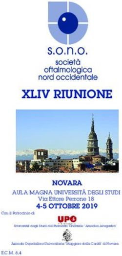 XLIV RIUNIONE NOVARA 4-5 OTTOBRE 2019 - Via Ettore Perrone 18 AULA MAGNA UNIVERSITÀ DEGLI STUDI - Maggiore Informazione