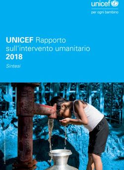 UNICEF Rapporto sull'intervento umanitario 2018 - Sintesi