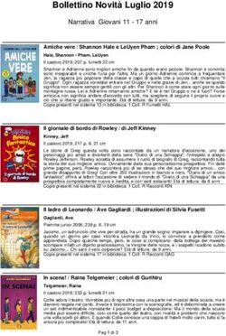 Bollettino Novit&agrave; Luglio 2019 - Narrativa Giovani 11 - 17 anni