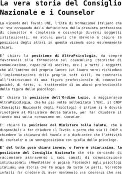 La vera storia del Consiglio Nazionale e i Counselor