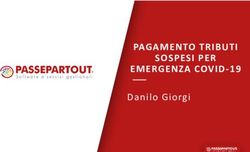 PAGAMENTO TRIBUTI SOSPESI PER EMERGENZA COVID-19 - Danilo Giorgi - Passepartout