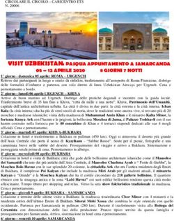 VISIT UZBEKISTAN: PASQUA APPUNTAMENTO A SAMARCANDA - Caricentro