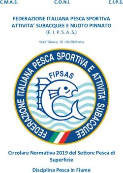 FEDERAZIONE ITALIANA PESCA SPORTIVA ATTIVITA' SUBACQUEE E NUOTO PINNATO - C.M.A.S - Fipsas