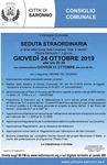 Settimanale dell'Amministrazione Comunale - Anno XXXII n. 31 del 18 Ottobre 2019 - Comune Di Saronno