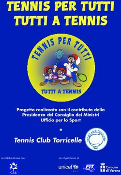 TENNIS PER TUTTI TUTTI A TENNIS - per TU - Tennis Club Torricelle - tennis gialloblu