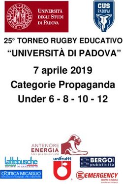 Categorie Propaganda "UNIVERSITÀ DI PADOVA" - 25 TORNEO RUGBY EDUCATIVO - Il Bo Live UniPD