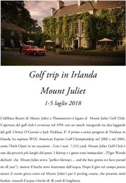 Golf trip in Irlanda Mount Juliet - 1-5 luglio 2018 - Le Fronde Golf Club