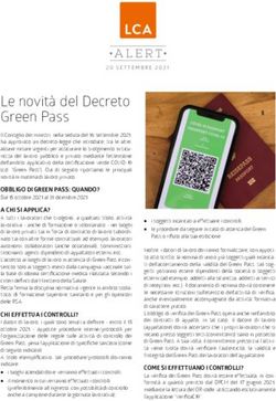Le novit&agrave; del Decreto Green Pass