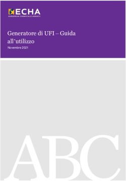 Generatore di UFI - Guida all'utilizzo - Novembre 2021 - Poison Centres