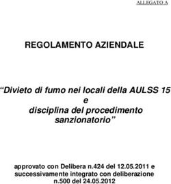 REGOLAMENTO AZIENDALE - "Divieto di fumo nei locali della AULSS 15 e disciplina del procedimento sanzionatorio"