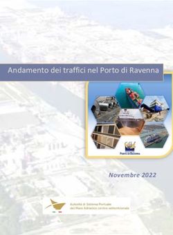 Andamento dei traffici nel Porto di Ravenna - Novembre 2022